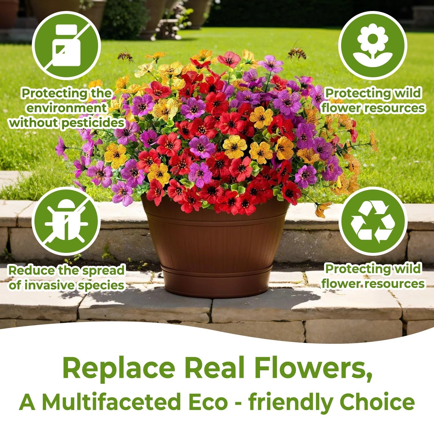 🌸Last Day 49% OFF🌱High-Grade Material Artificial Flowers (Zero Pollen Allergies)