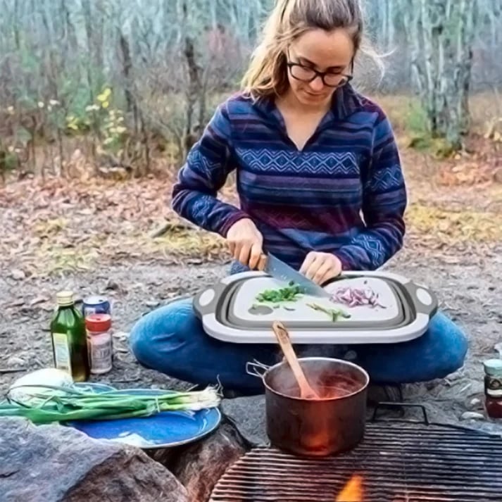 🔥🌡️Flash Sale 49% Off🍗🥗BBQ & Meal Prep Tub | Collapsible Prep Tub🍖🏕️