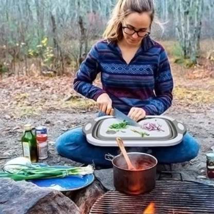 🔥🌡️Flash Sale 49% Off🍗🥗BBQ & Meal Prep Tub | Collapsible Prep Tub🍖🏕️