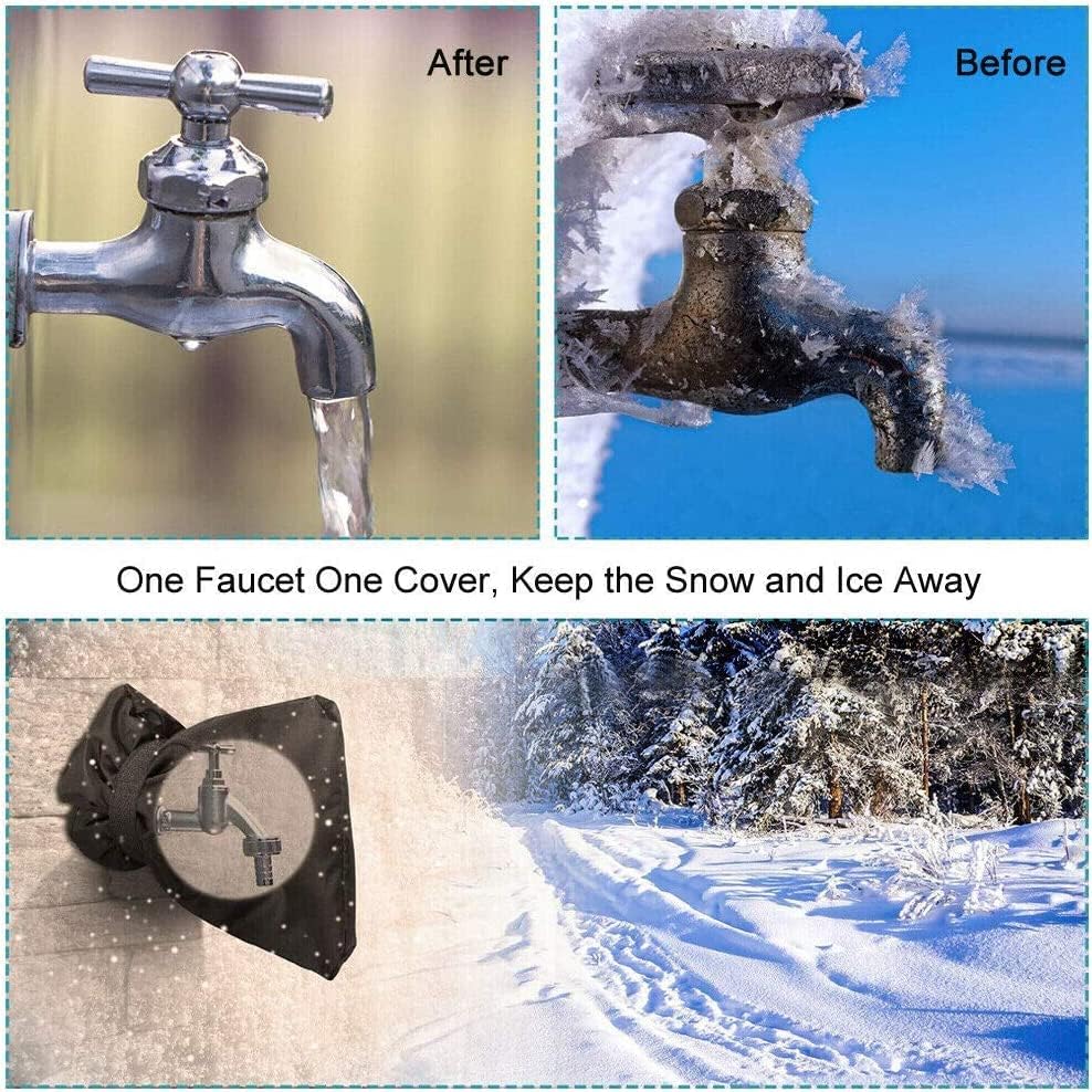 ⚡Last Day 49% OFF🔥8Pack Outdoor Faucet Covers for Winter❄️🚰