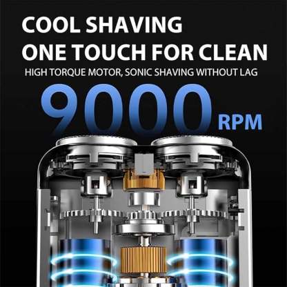 🔥2025 Hot Sale🎁Portable Rotary Dual Ring Electric Shaver