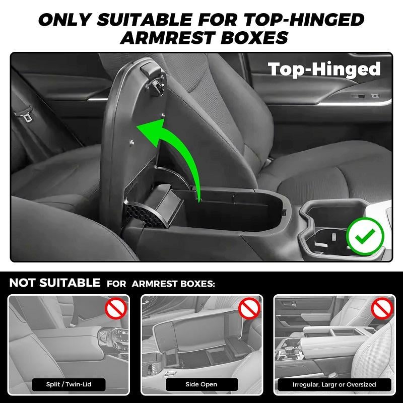 🔥 LAST DAY - 49% OFF |Multifunctional PU Leather Car Armrest Box Mat