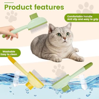 💥 Say Goodbye to Pet Hair! 🔥Pet Comb Grooming Brush✨