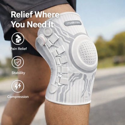 Knob-type knee brace