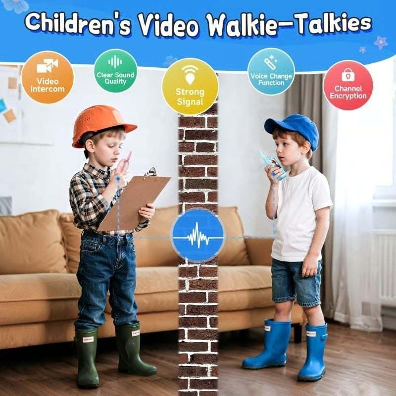 🎁Hot Sale Promotion 30% OFF Rechargeable Video Walkie Talkies for Kids 🔥
