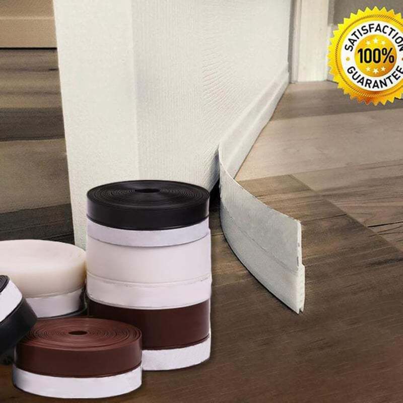 🏆 Leave no marks on the door🔥 Weather Stripping Door Seal Strip (5M/16.4FT)
