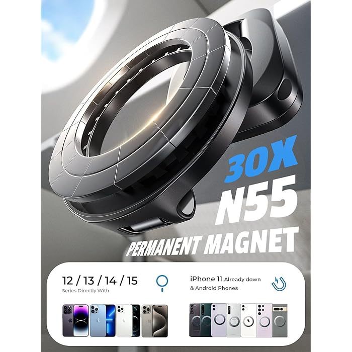🔥Hot Sale — Foldable Extendable Rotating Travel Magnetic Phone Stand