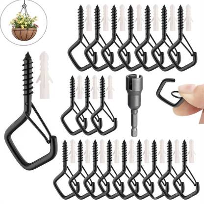 2026 Windproof & Rust-Resistant🔧Safety Screw Durable Metal Ceiling Hook