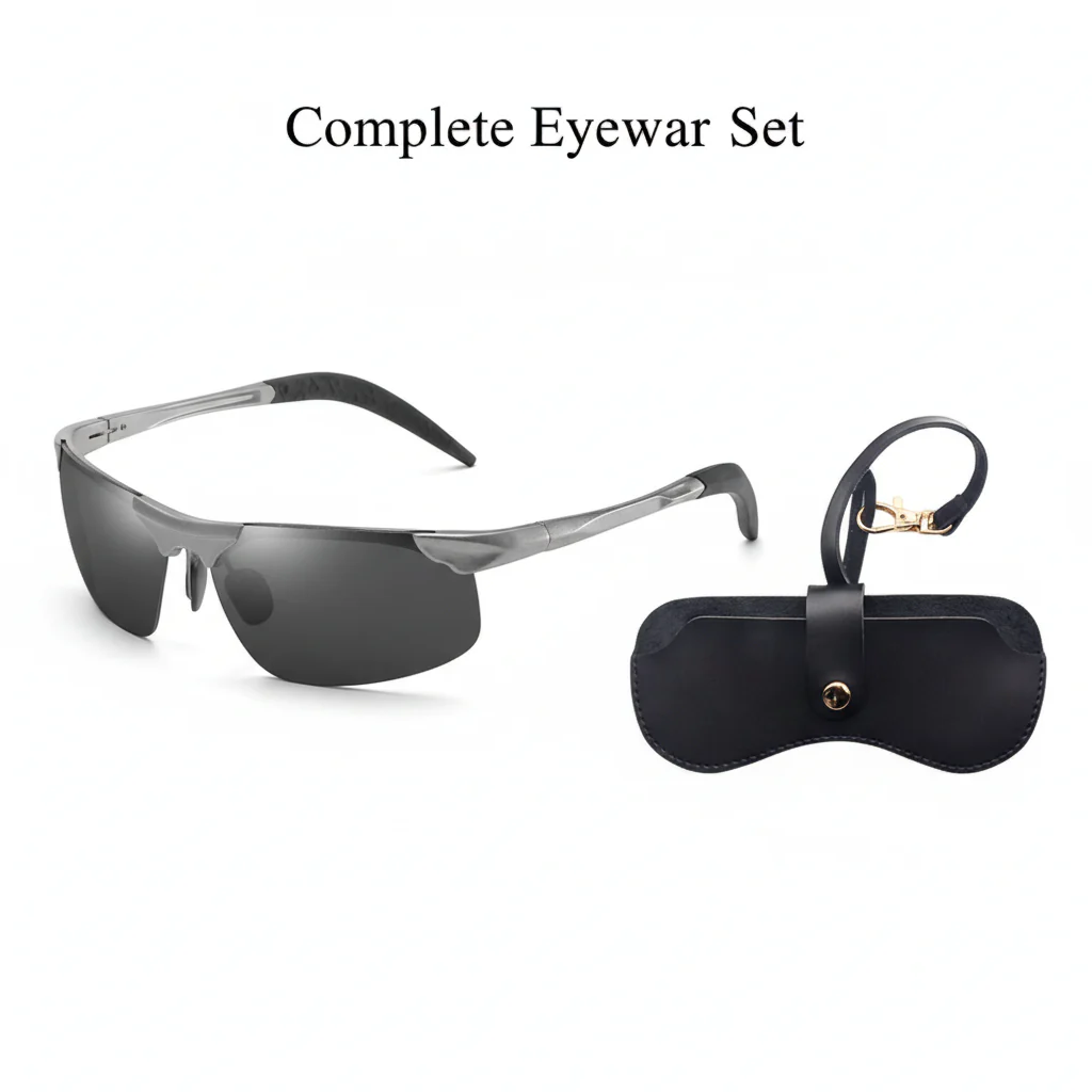 💥2026 Photochromic Sunglasses with Anti-glare Polarized Lens