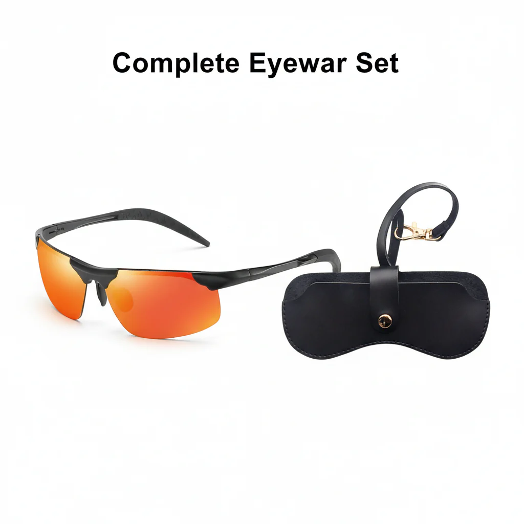 💥2026 Photochromic Sunglasses with Anti-glare Polarized Lens