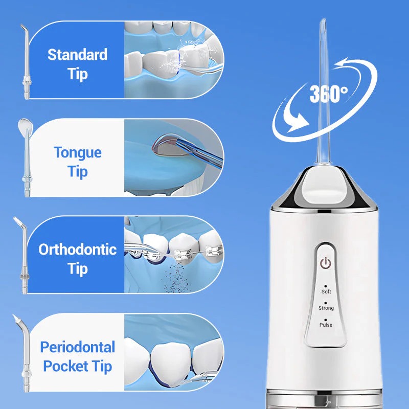 💥Last Day Sale 49% OFF—🦷PORTABLE ORAL IRRIGATOR WATER FLOSSER😁