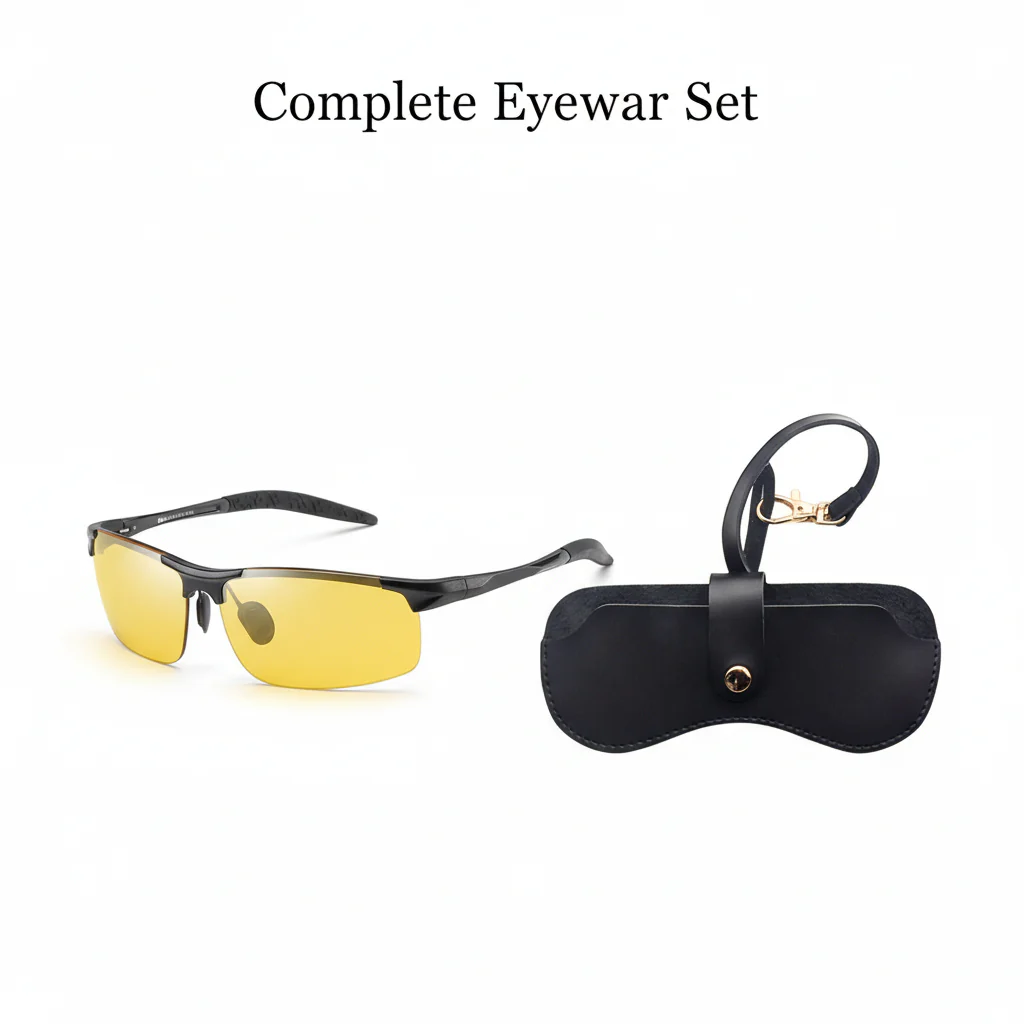 💥2026 Photochromic Sunglasses with Anti-glare Polarized Lens