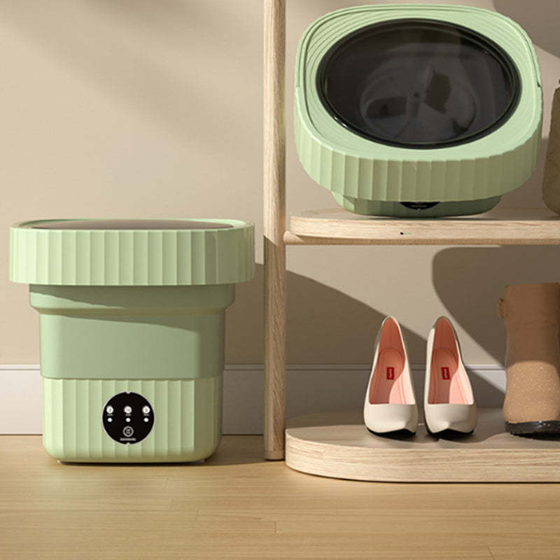 💥60% CHRISTMAS SALE! 🔥 MINI FOLDING WASHING MACHINE - Antibacterial & Portable, Perfect for Travel, Dorm and Small Spaces ✈️👕