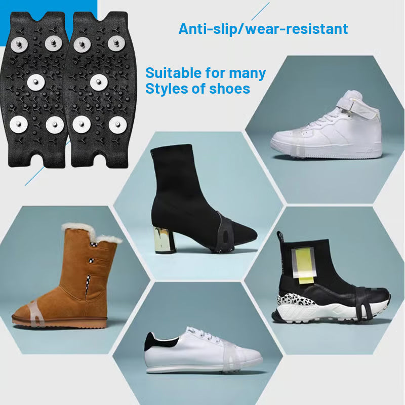 🎁2025 Limited Time Sale 50% Off🔥Manganese Steel Spikes Non-slip Shoe Covers