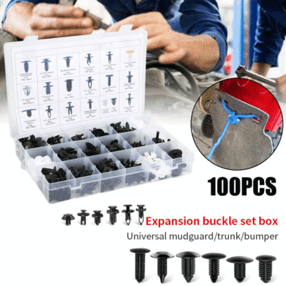 🎁 BUY 3 GET 1 FREE! ⚙️ 100pcs Universal Expansion Screw Clips Set – Multi-Size, Strong Grip & Easy Installation 🛠️🚗