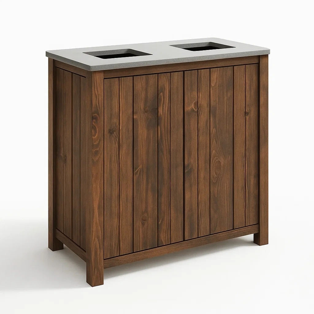 Organisation et rangement dextérieur,Poubelles de trottoir-FURNIRANA