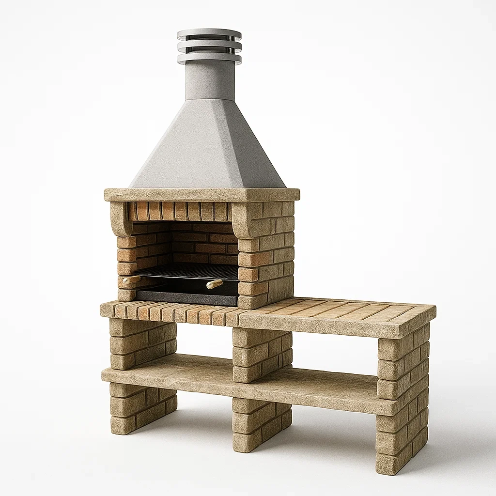 Jardin,Barbecue en pierre-FURNIRANA