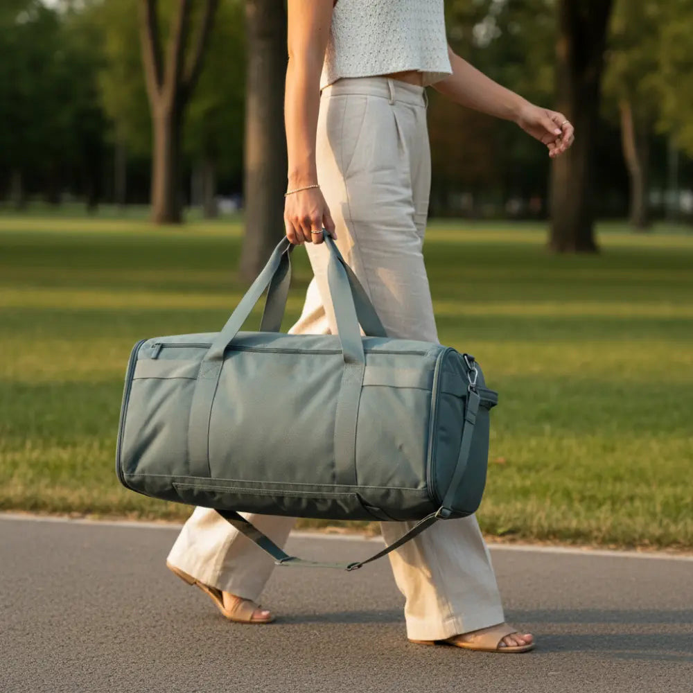 60L Carry-On Travel Duffle with Trolley Sleeve