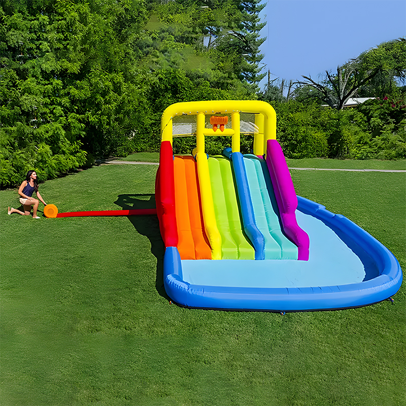 Triple Splash Kids Inflatable Mega Water Park