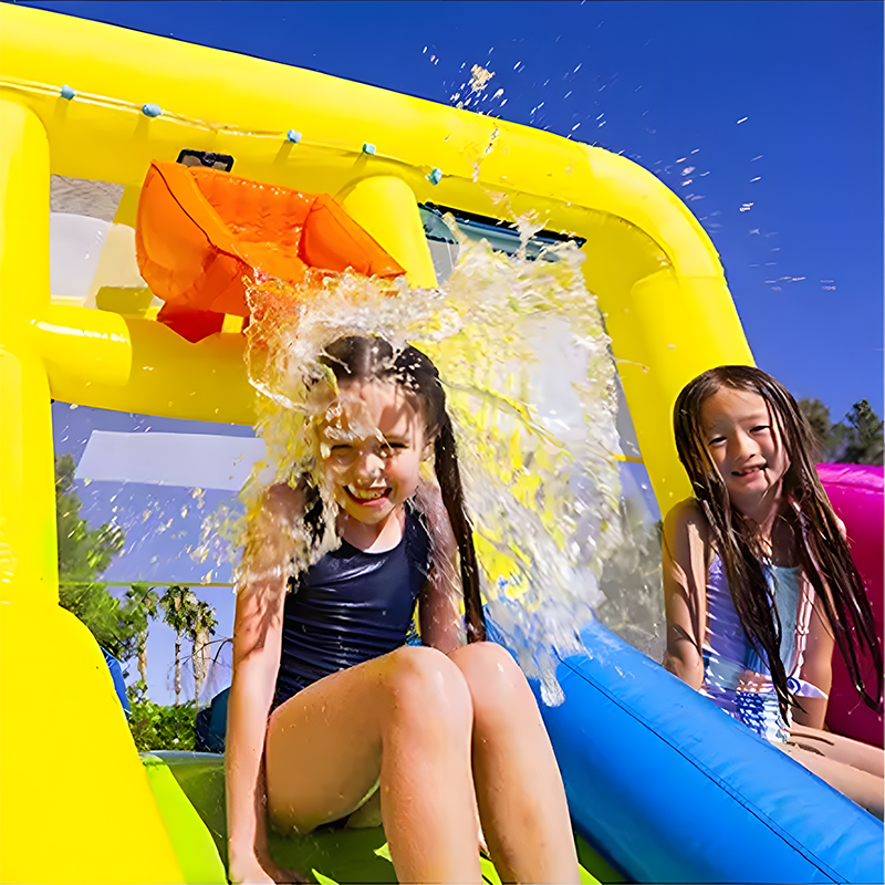 Triple Splash Kids Inflatable Mega Water Park