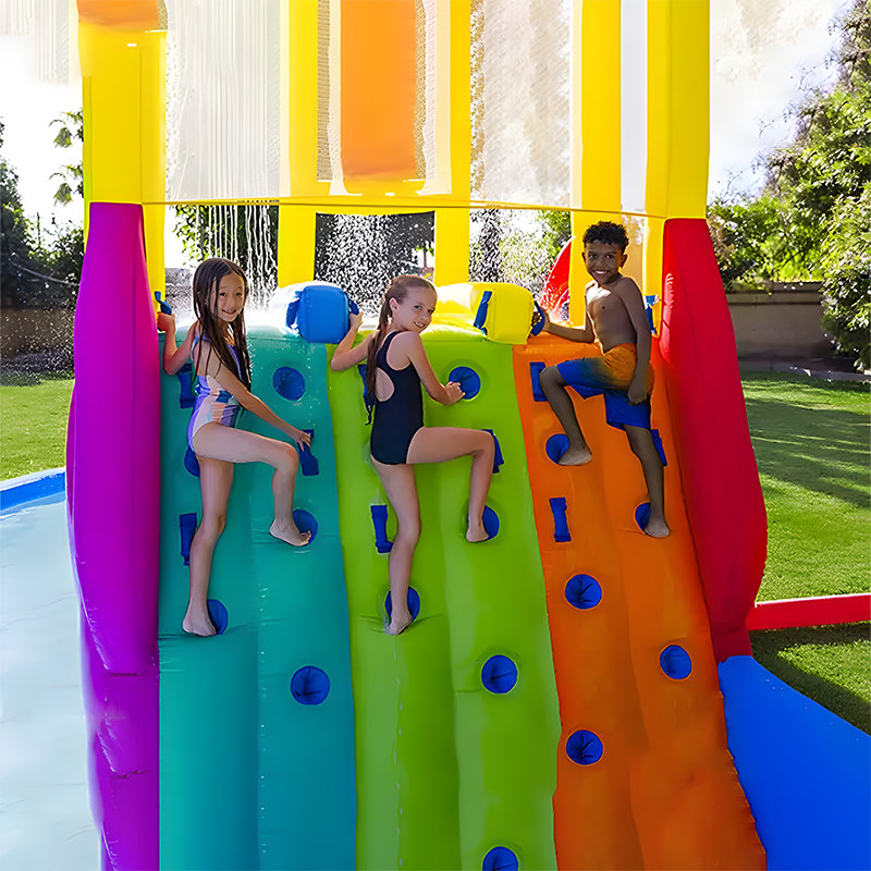 Triple Splash Kids Inflatable Mega Water Park