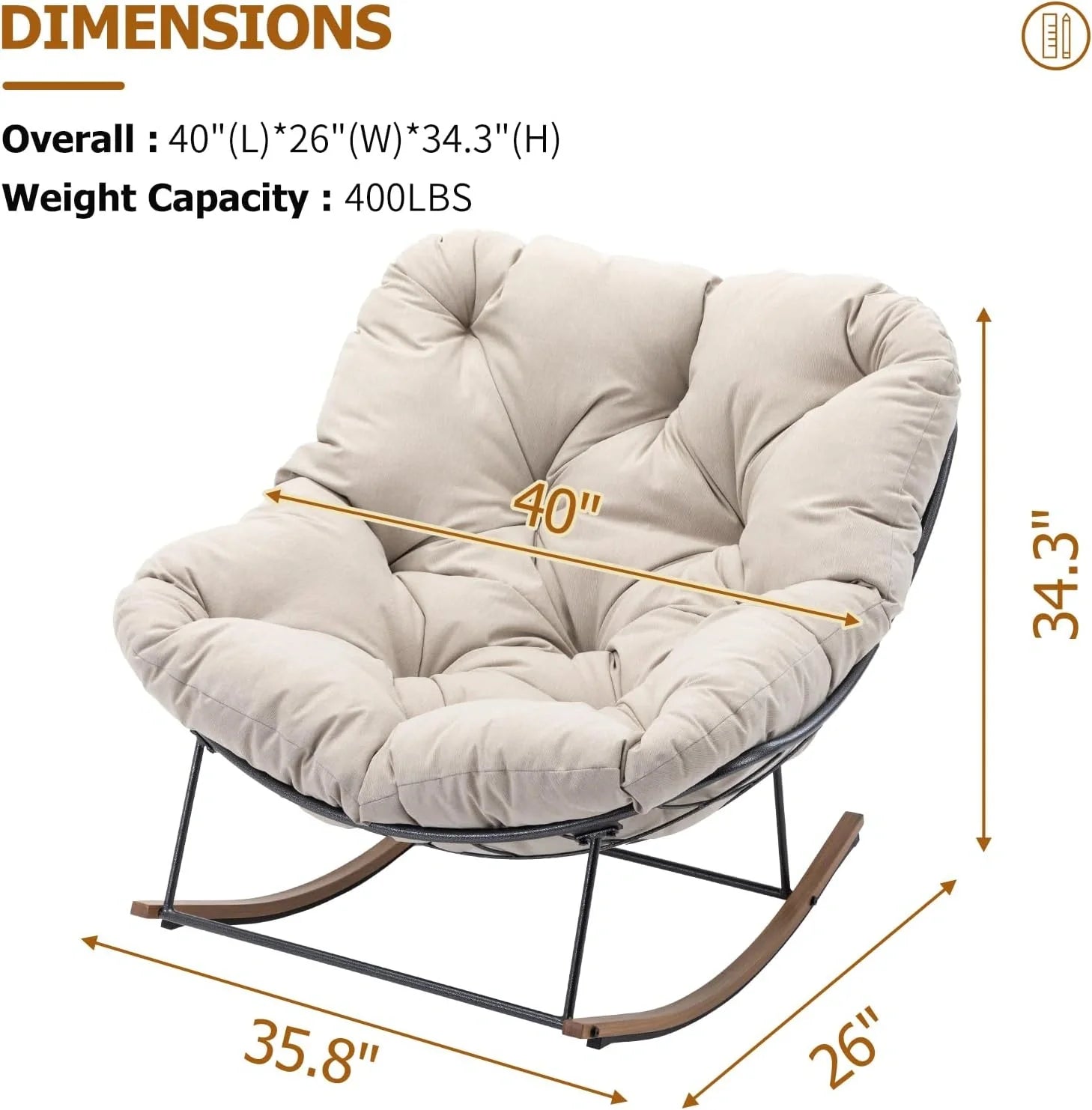 Outdoor Rocking Chair