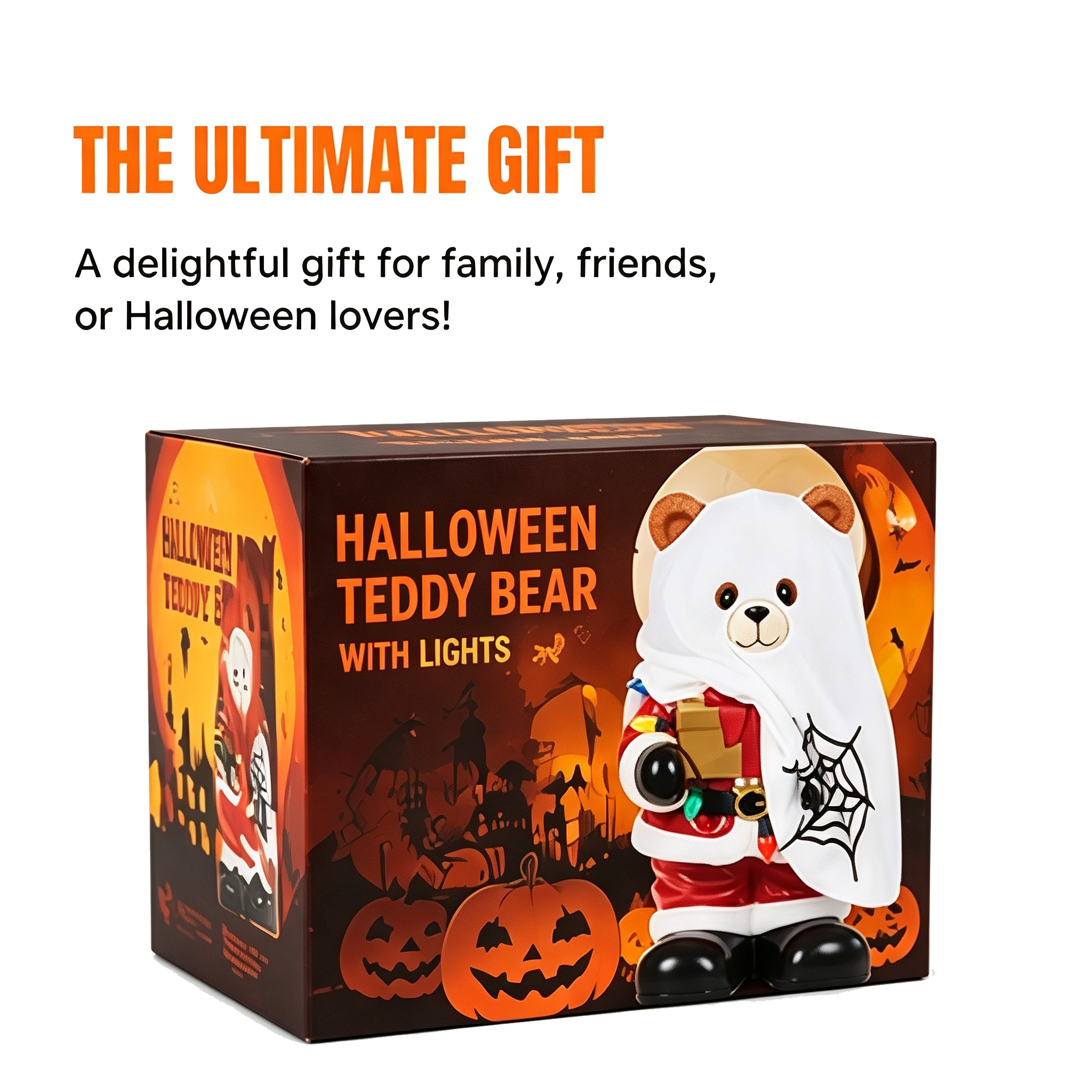 Holiday Bear Greater quick and easy costume change between Santa and ghost