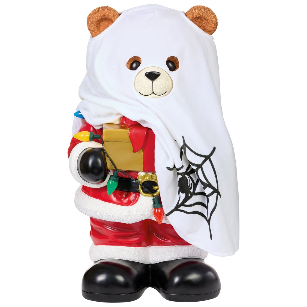 23.6" Holiday Bear with Ghost Costume