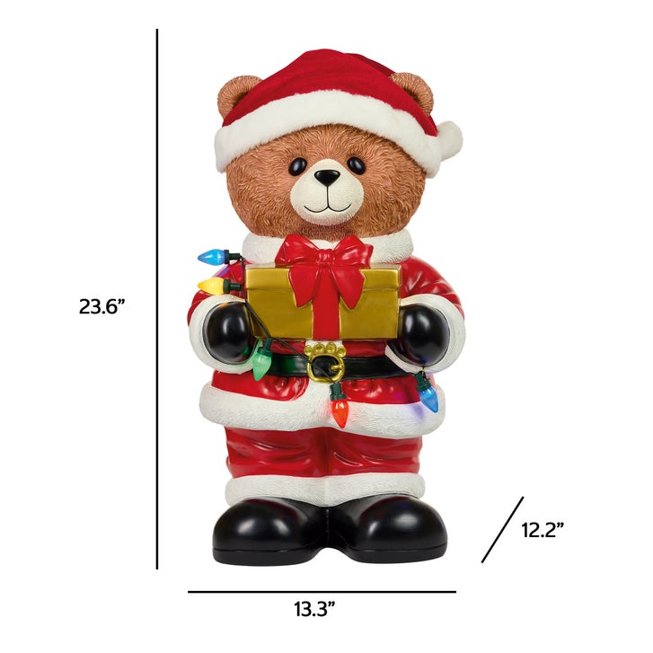 23.6" Holiday Bear with Ghost Costume