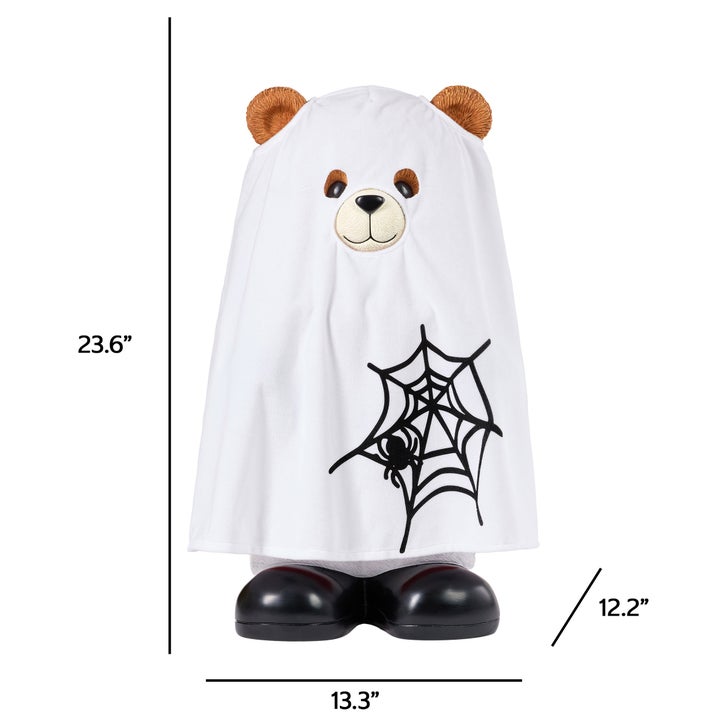 23.6" Holiday Bear with Ghost Costume