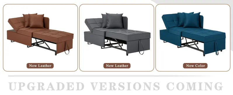 EROMMY futon size dimensions diagram in centimetres