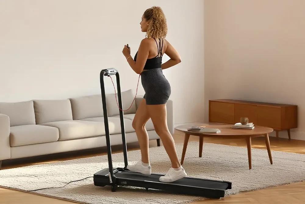Tousains Walking Pad 7 degree incline boosts workout efficiency burns more calories