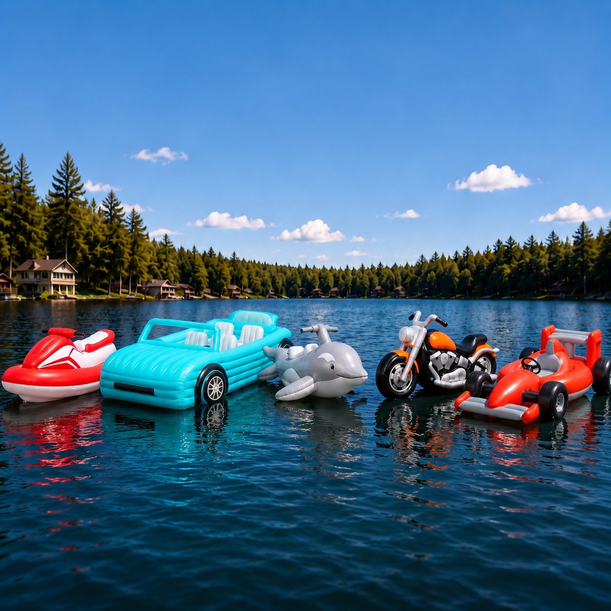 Inflatable Water Scooter for Adults Up to 35 km/h • Foldable Design • Battery Powered • Easy Storage
