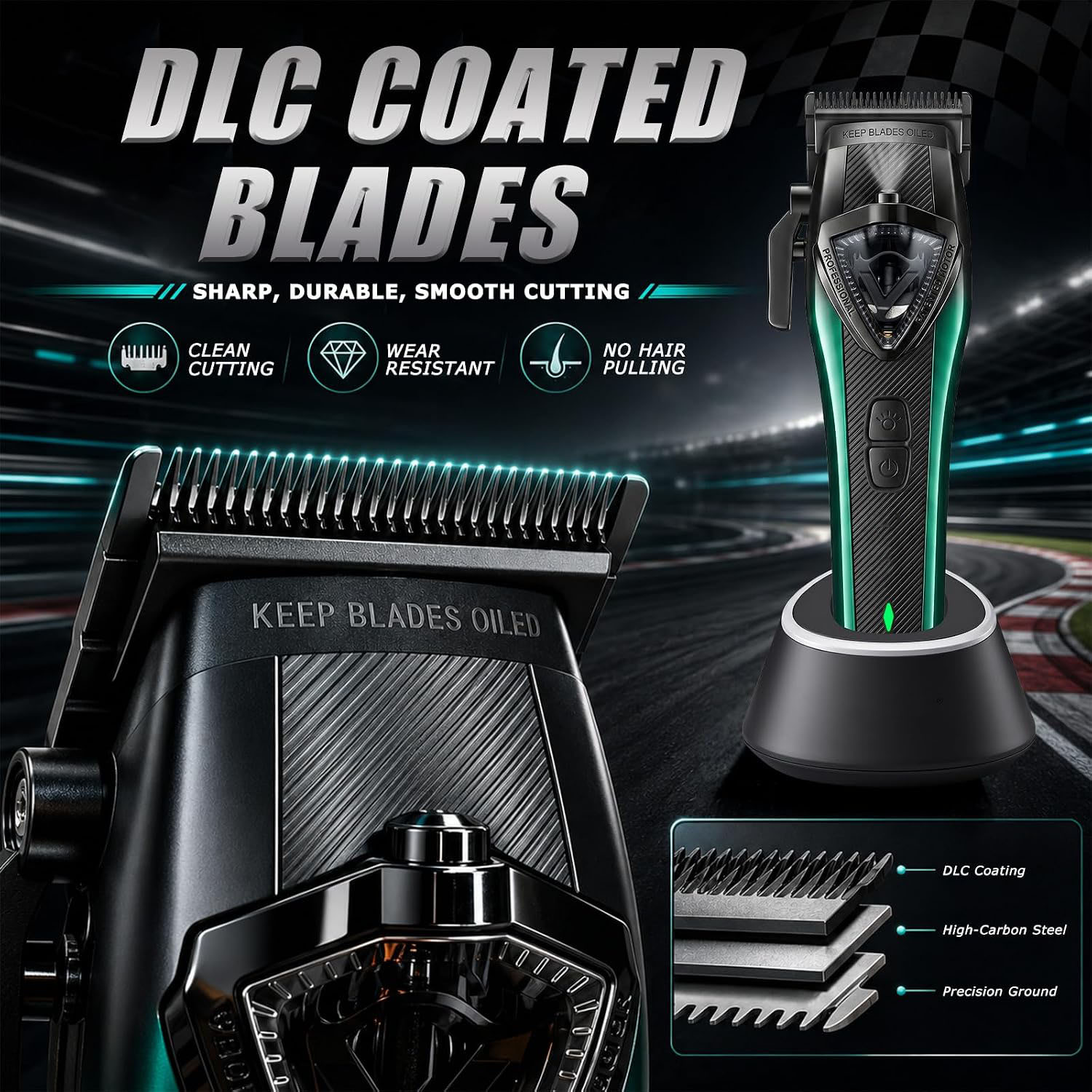 Professional Hair Clippers for Men Kit