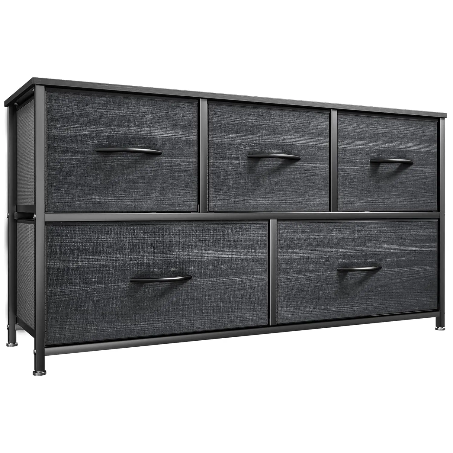 5-Drawer Sturdy Chest of Drawers - Modern Dresser Storage Chest