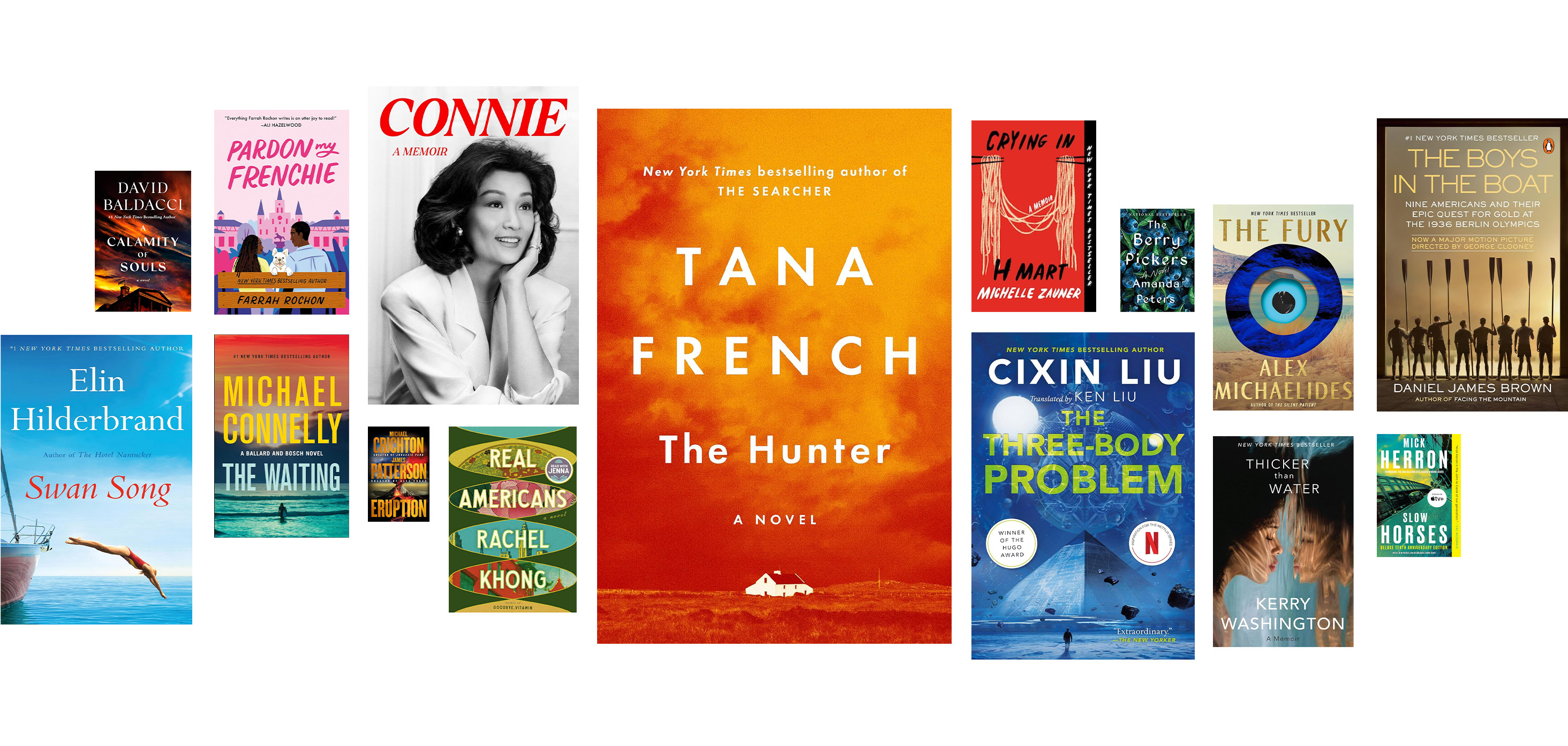 Collage of book covers available on Kindle Store
