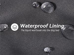 Removable washable cover with waterproof lining