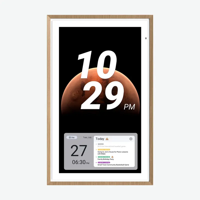 Dual-Mode Digital Family Wall Calendar