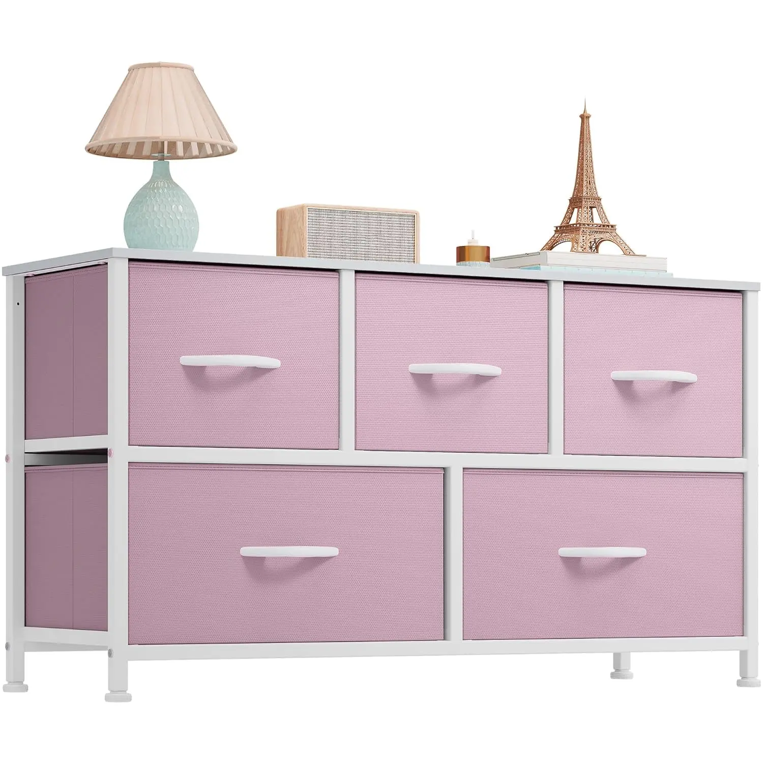 5-Drawer Sturdy Chest of Drawers - Modern Dresser Storage Chest