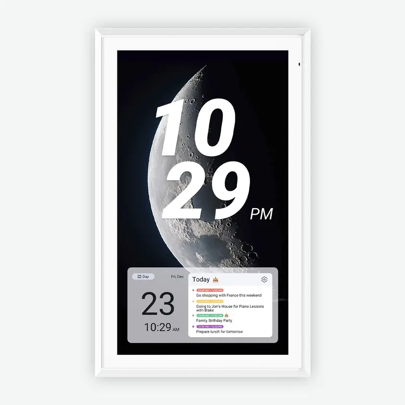 Dual-Mode Digital Family Wall Calendar