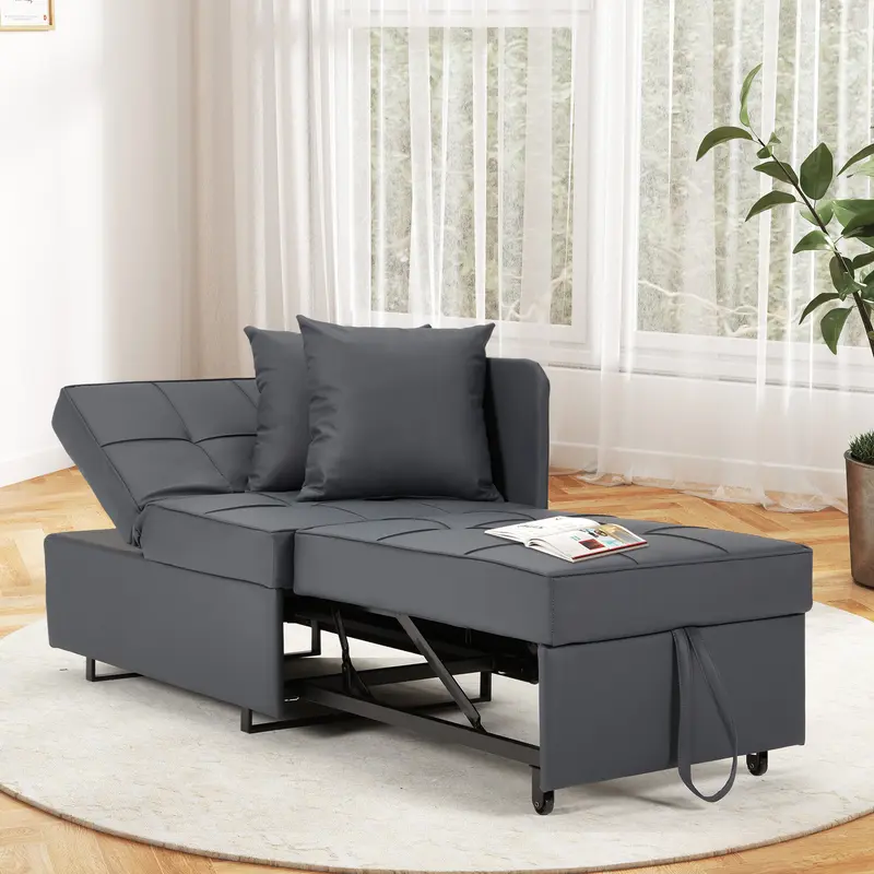  3-in-1 Convertible Lounge Chair Bed