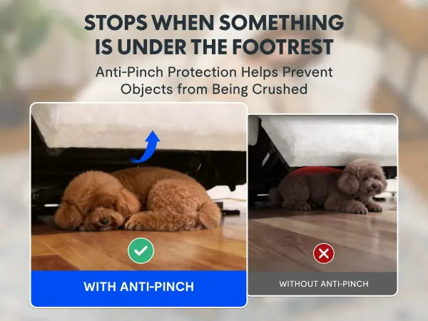 Anti-pinch safety design