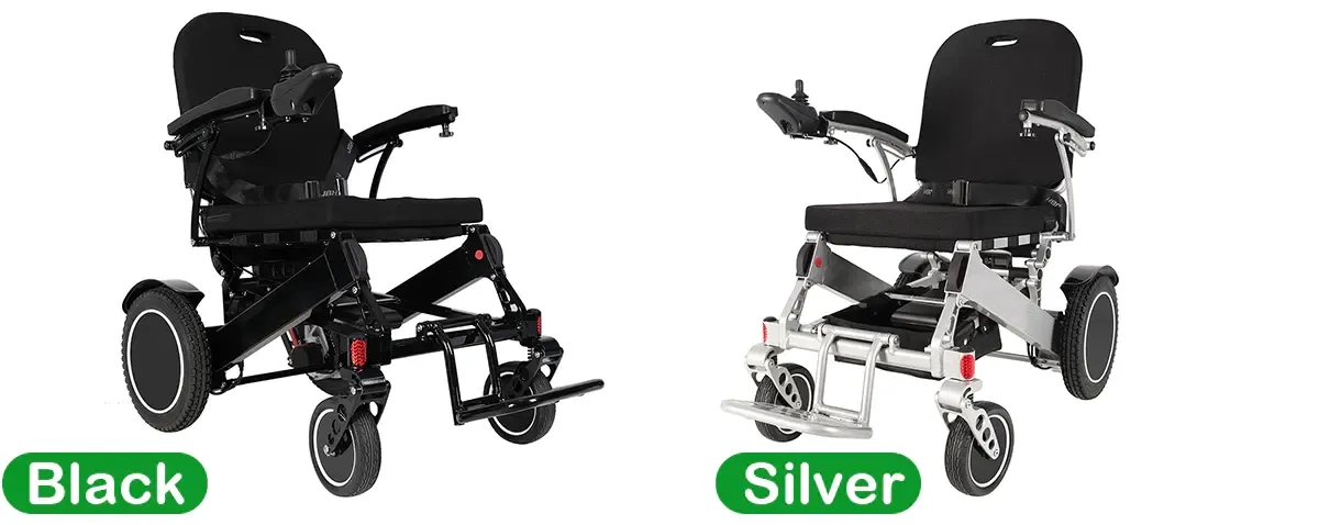 Portable electric wheelchair for travel and transport
