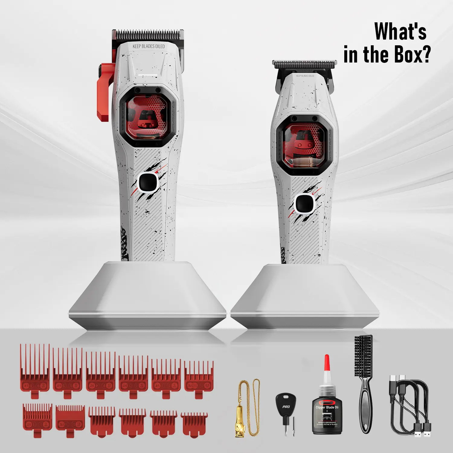Vector Clipper –Professional Barber Kit – AI-Powered 13,000 RPM Clipper Set