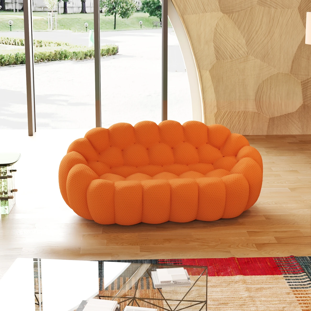 Orange Bubble Sofa lifestyle scene