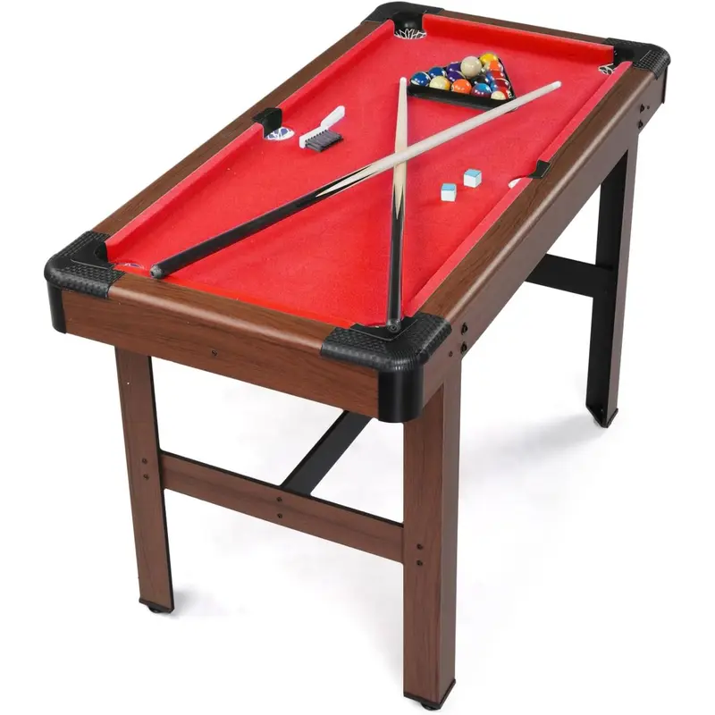 PEXMor 48in Mini Pool Table Set for Kids & Adults, Felt, Accessories