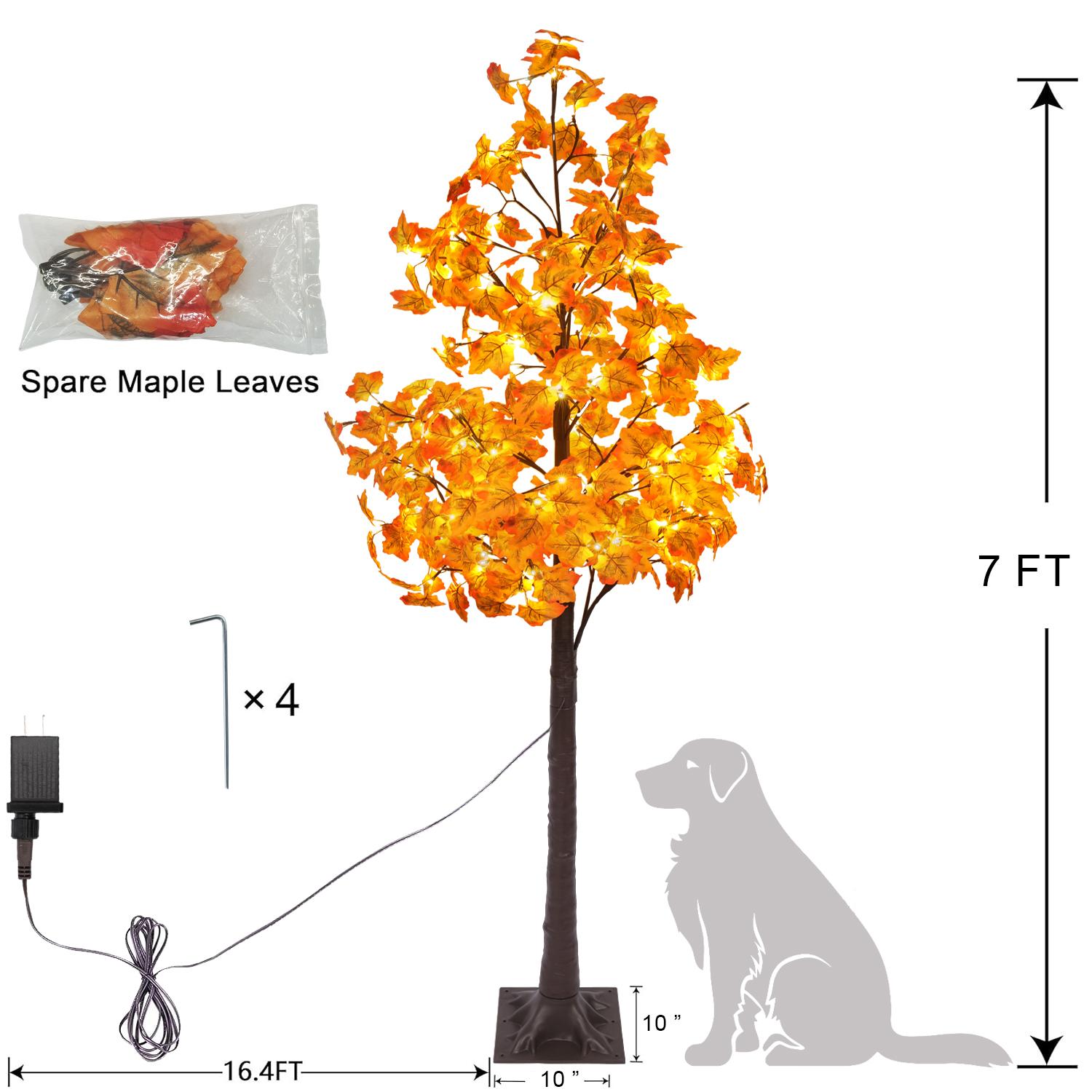 Hoodink Lighted Maple Tree perfect for bedroom decor creating cozy ambiance