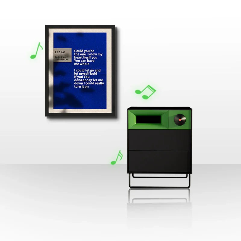 Frame-Style Lyrics Speaker