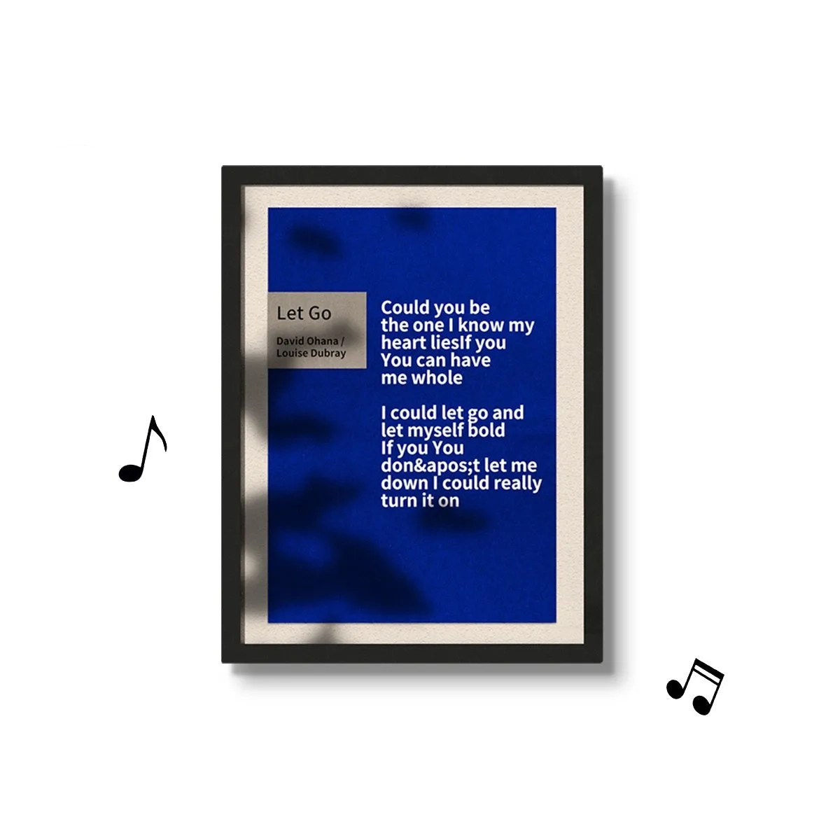 Frame-Style Lyrics Speaker