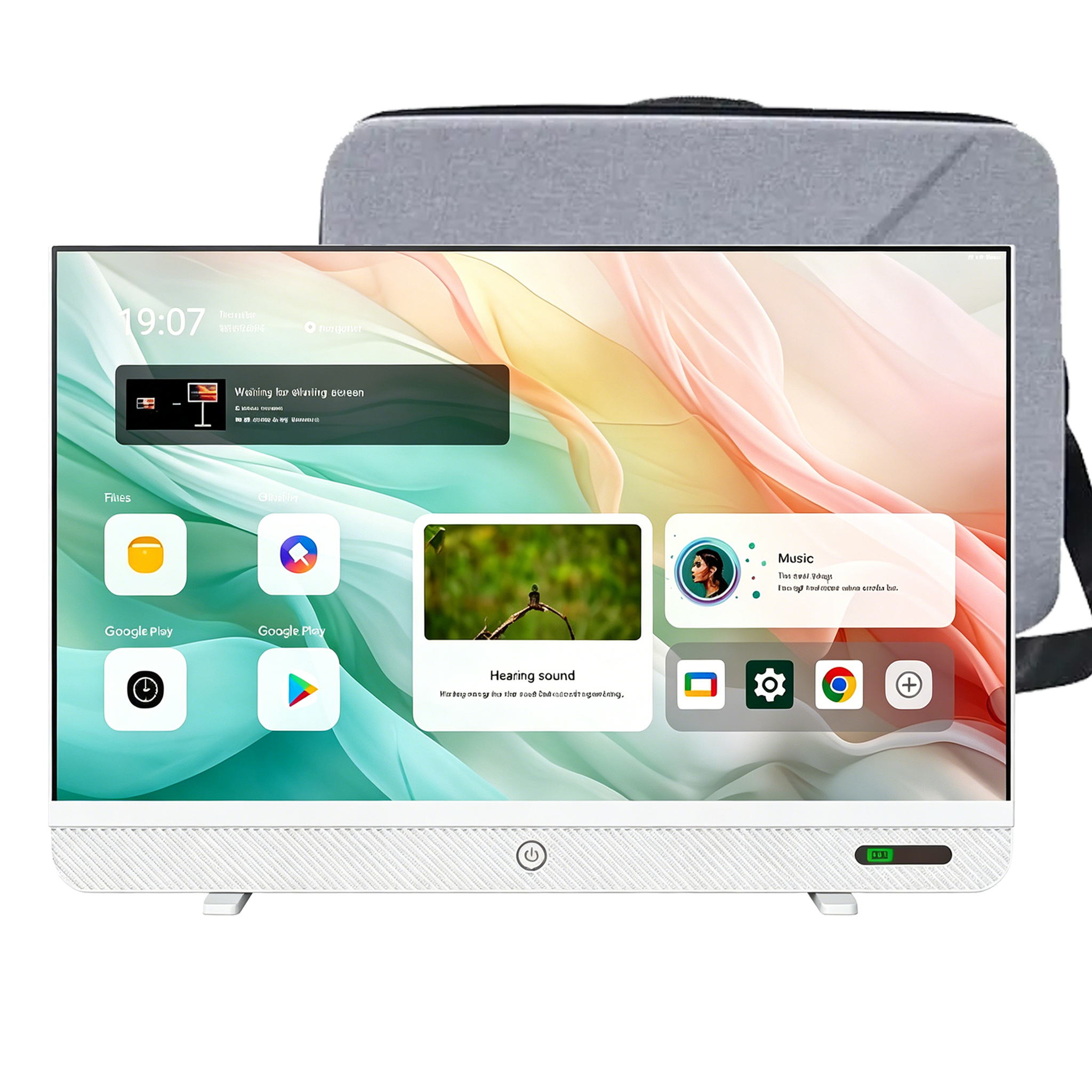 🎉( CLEARANCE SALE ) 🎉Outdoor Portable 4K TV | Long Battery, Bluetooth, Wi-Fi & Karaoke